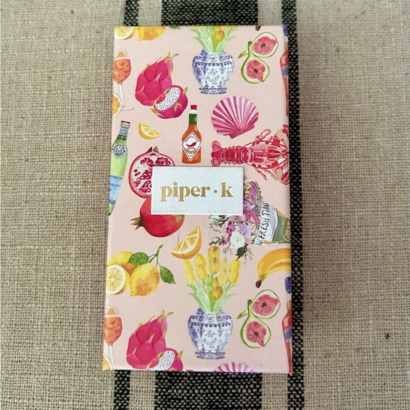 Piper K Key Chain & Bag Charm with Martini Design - Picture 2 of 3